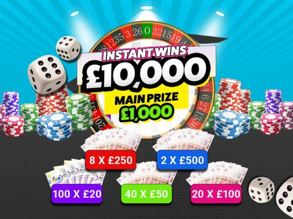 170 Instant Wins - £10,000 of Prizes - £1,000 Main Prize (10)