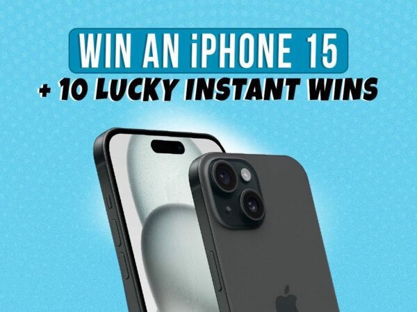Win A iPhone 15 - 128gb + 10 Lucky Instant Wins!